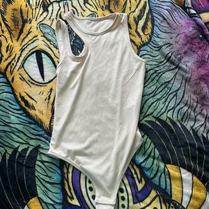 cream bodysuit